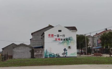三台新农村墙绘